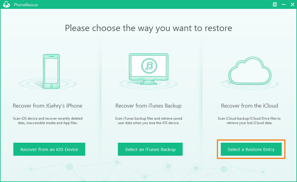 recover from icloud backup