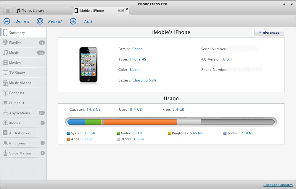PhoneTrans with iTunes 11 Support