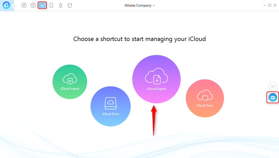 Backup iCloud Photos to PC with AnyTrans - Step 2