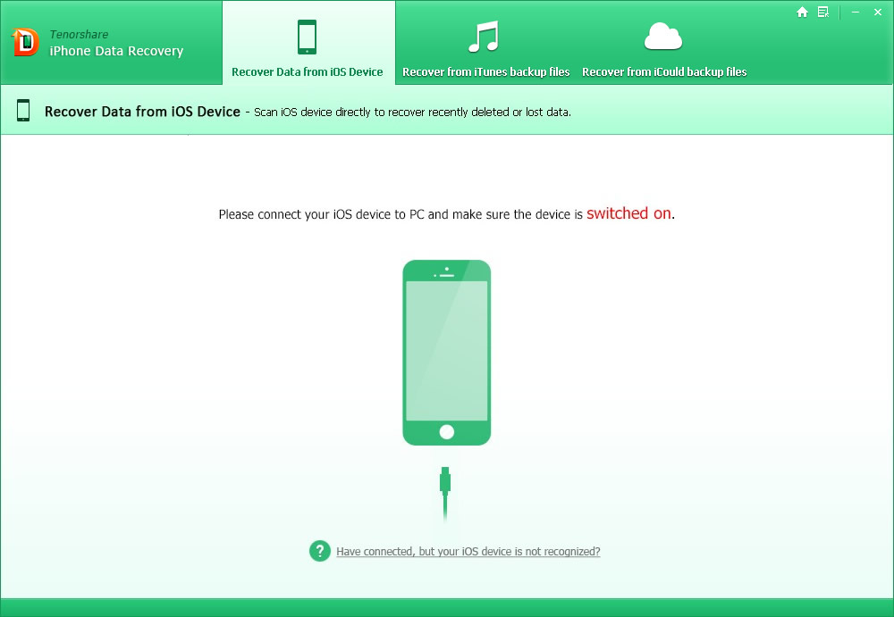 Best Apps for Apple Lovers - Tenorshare iPhone Data Recovery