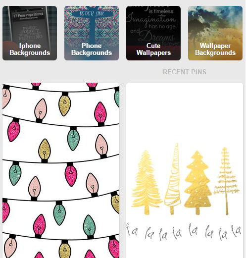Christmas Wallpapers for iPhone/iPad - Pinterest