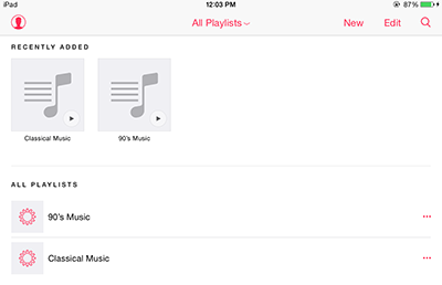 How to Make a Playlist on iPad from Music App