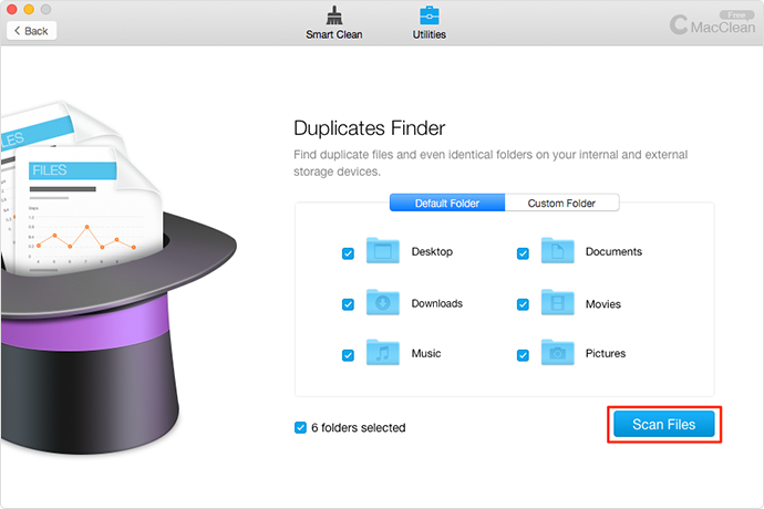 How to Delete Duplicate Pictures on Mac with MacClean– Step 2