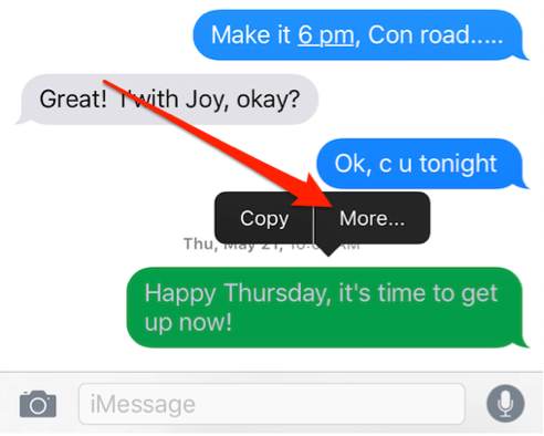 How to Delete Individual Messages on iOS 9