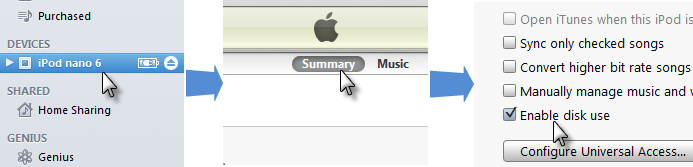 Why NO Song on iPod after Importing Music