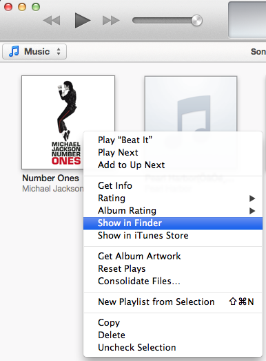 Find iTunes Music Library on a Mac