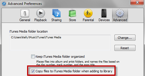 Add Music to iTunes 3