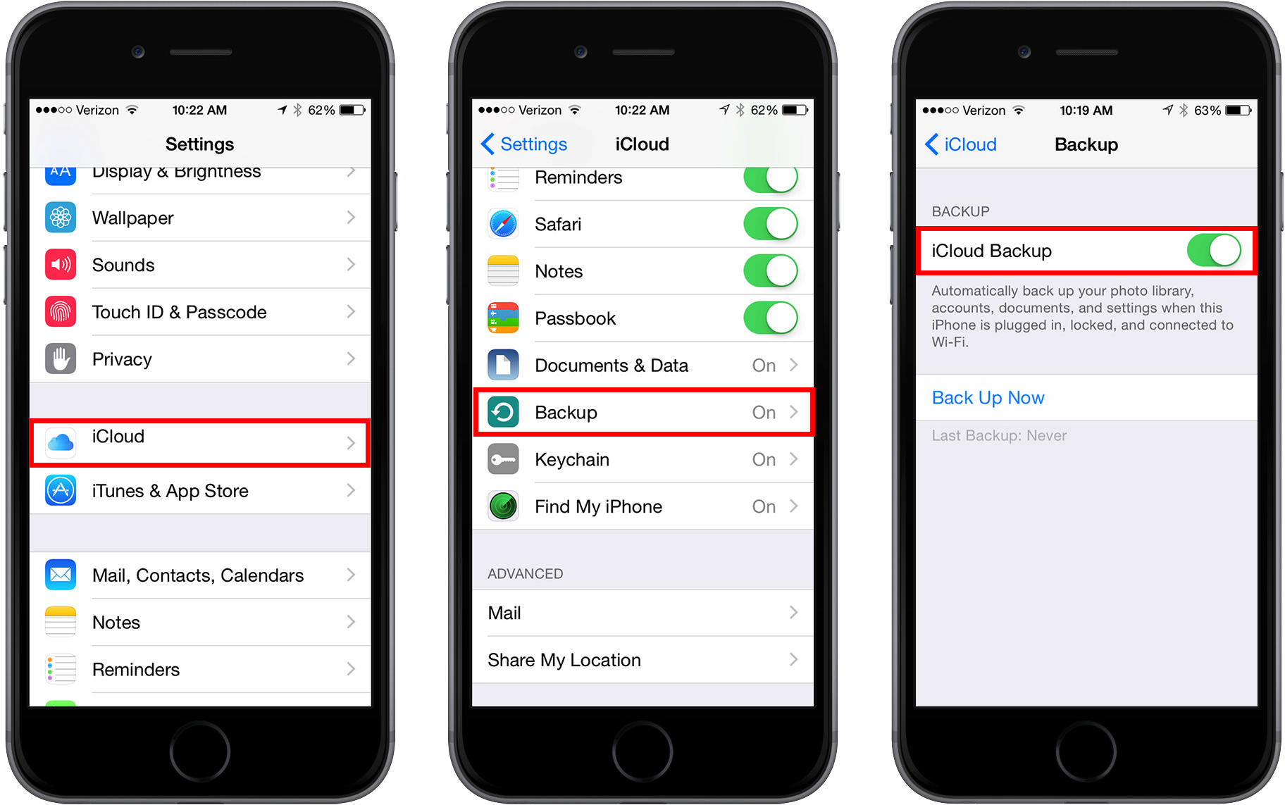 How to Backup iPhone 4s/5/5s/5c with iCloud