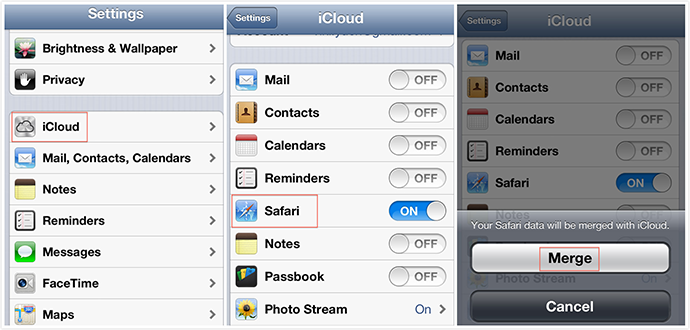 How to Backup Safari Bookmarks via iCloud