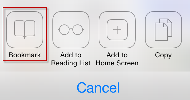 How to Bookmark a Webpage for iPhone
