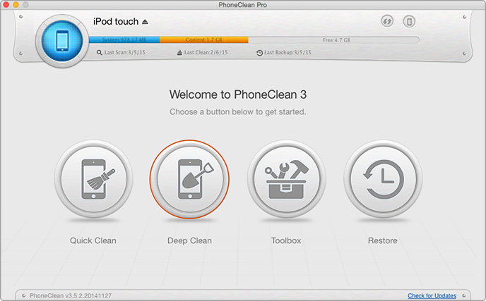 How to delete history on iPod– Step 1
