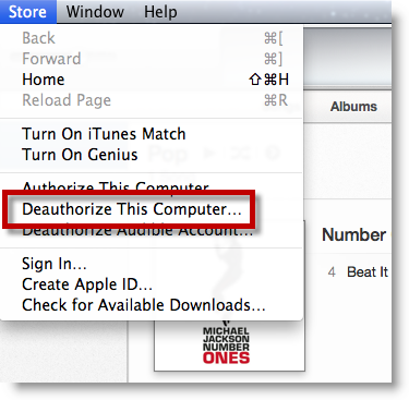 How to Deauthorize Your iTunes Account