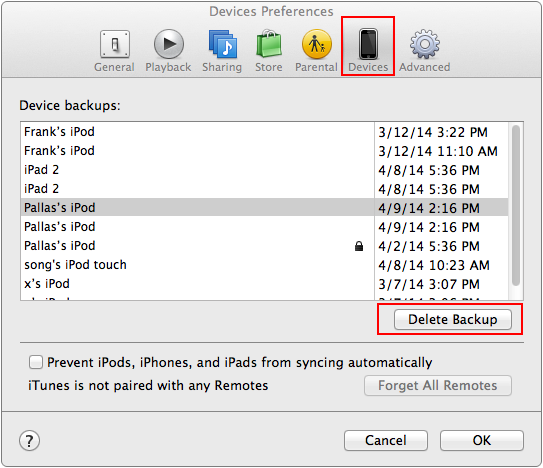How to Delete iTunes Backup on Mac