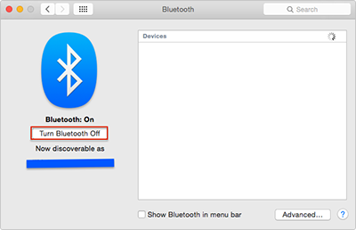 Improve MacBook Battery Life – Close Bluetooth