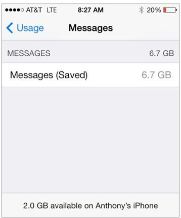 Delete Messages from iPhone to Free Up Space on iPhone