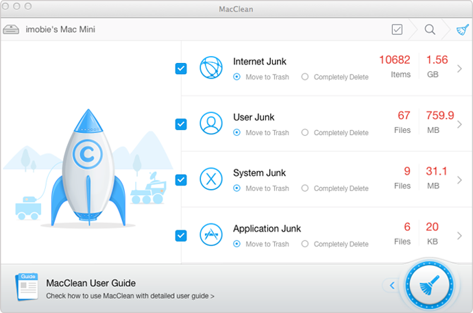 Optimize Mac with MacClean – Step 3