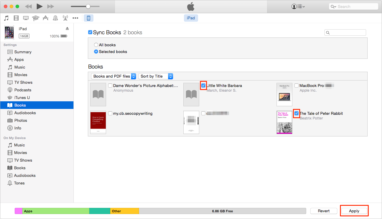 How to Transfer Books from Computer to iPad with iTunes