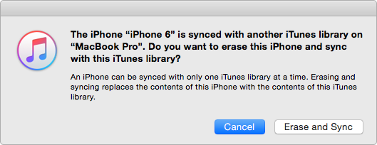 iTunes Sync Erases Existing Songs