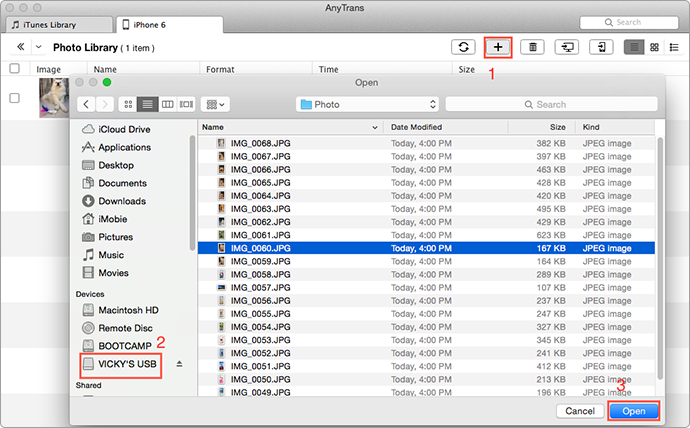 How to Move Photos from Flash Drive to iPhone – Step 3
