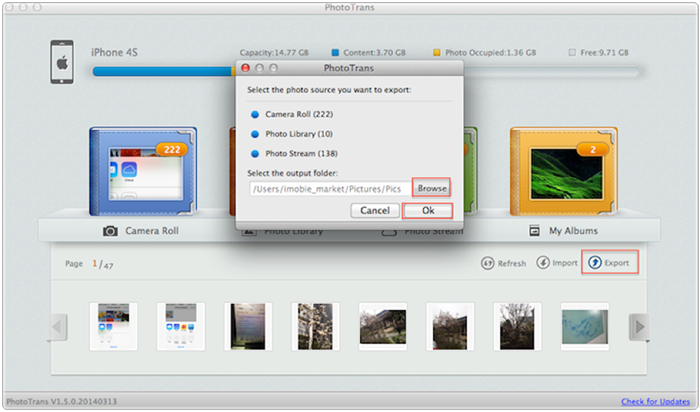 How to Transfer Photos from iPhone to Mac with PhotoTrans