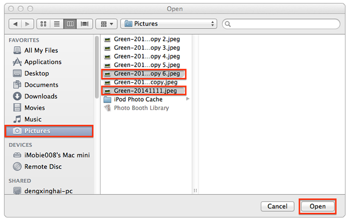 How to transfer photos from Mac to iPod touch with AnyTrans – Step 2