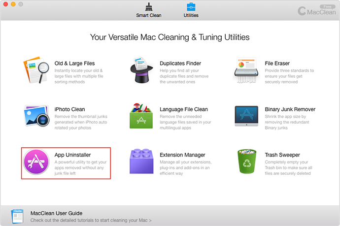 How to Delete Applications on Mac with MacClean – Step 2