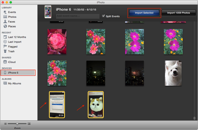 How to Import Videos from iPhone to Mac with iPhoto