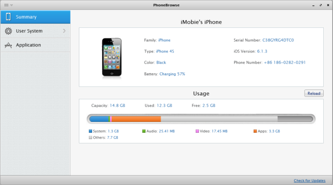 Browse iPhone, iPod touch File System