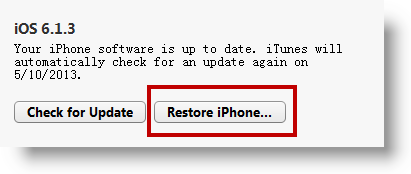 How to Restore an iPhone with iTunes