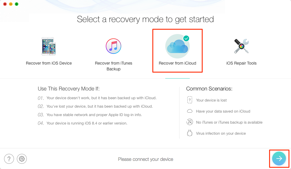 How to Recover WhatsApp Messages from iCloud – Step 1