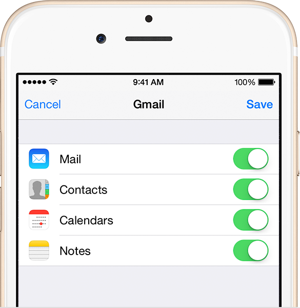 Switch from Android to iPhone - Sync Email/Calendars/Contacts to iPhone 6/6s