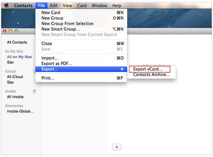 How to Sync Contacts from Mac to iPhone iPad – Export Mac Contacts