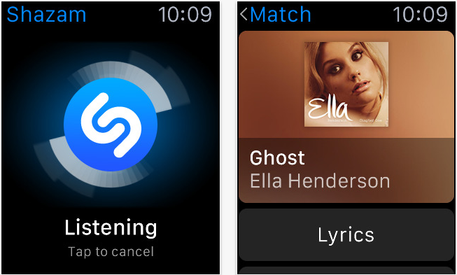 Best Apps for Apple Watch – Shazam