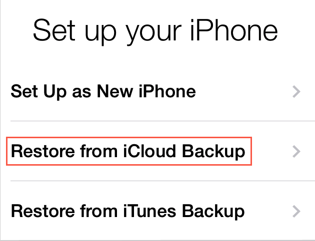 How to Transfer Data to New iPhone 6 (Plus) via iCloud