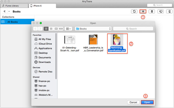 How to Transfer Files from Mac to iPhone – Step 3