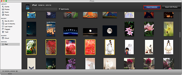How to Use iPhoto to Transfer Photos from iPad Air/iPad mini to Mac