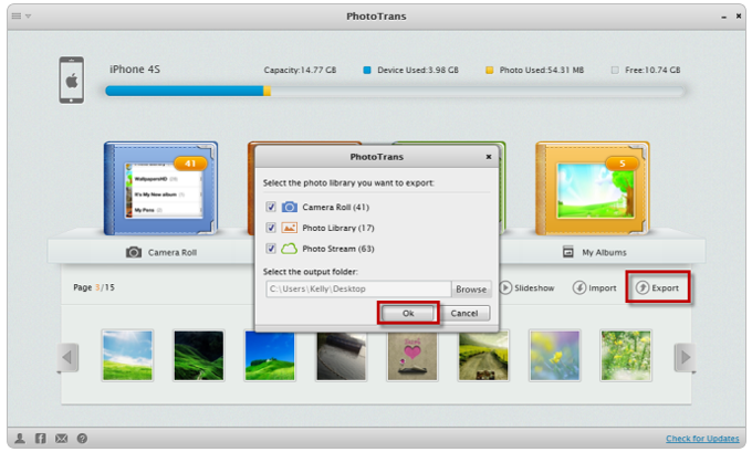 How to Transfer Photos from iPhone to iPad Directly – Step 1