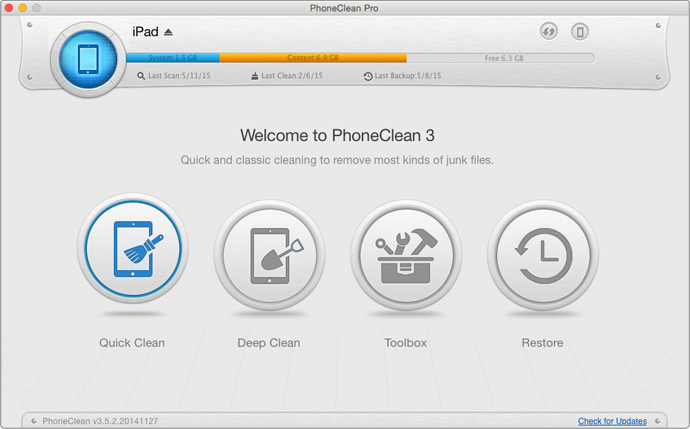 How to Speed up a Running Slow iPad with PhoneClean